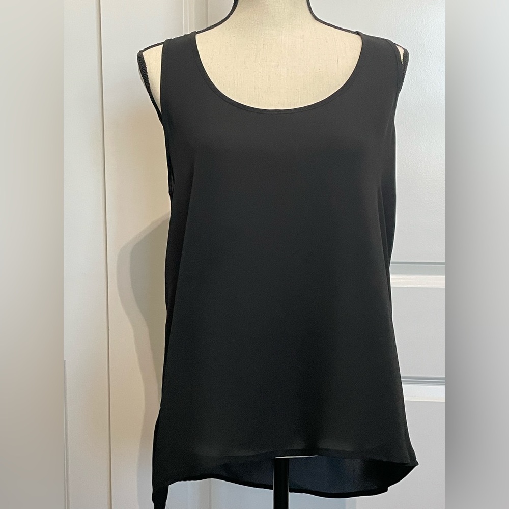 Pleione | Women’s Black Hi-Lo Tank | size XS